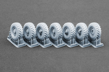 ScaleX URAL-4320 _I-25 Weighted Wheel Set For Zimi Model 1:48 Model Kits