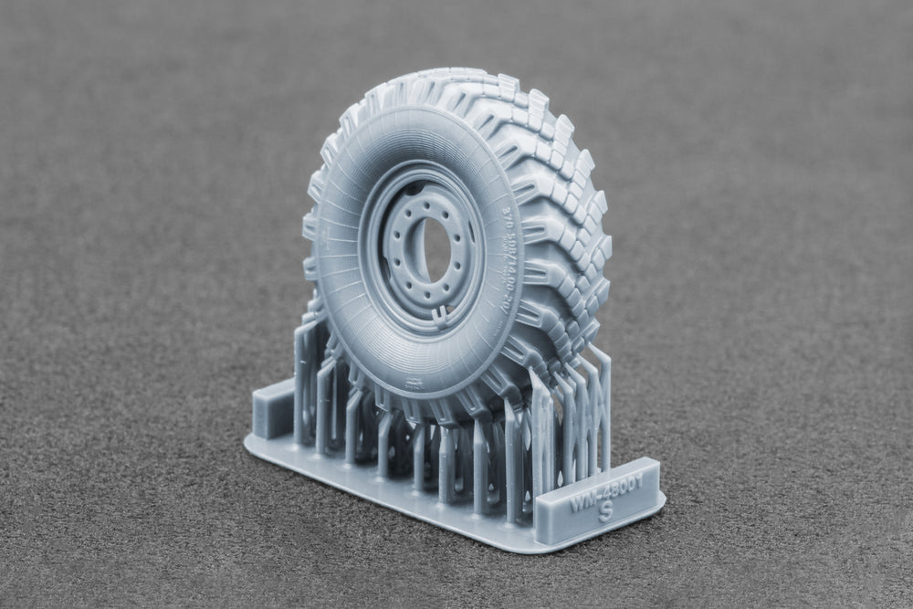 ScaleX URAL-4320 _I-25 Weighted Wheel Set For Zimi Model 1:48 Model Kits