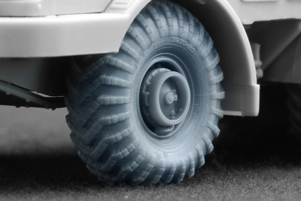 ScaleX ZIL-135 I-159 Weighted Wheel Set For Trumpeter 1:72 Model Kits
