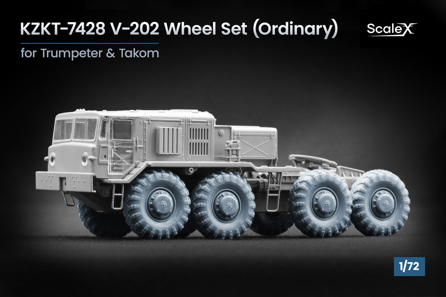 ScaleX KZKT-7428 V-202 Ordinary Wheel Set For Trumpeter Takom 1:72 Model Kits