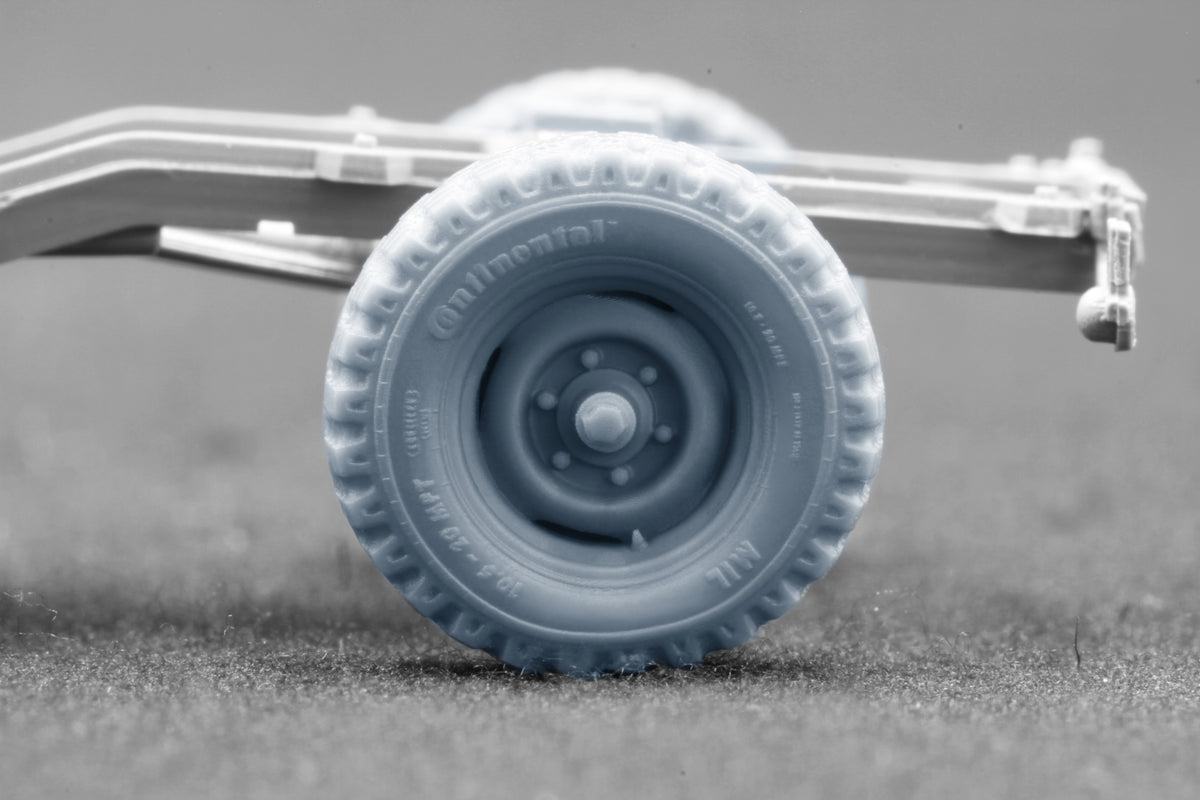 ScaleX Unimog S 404 M/L 10.5-20 Weighted Wheel Set 1:72 Model Kits WM-72018W