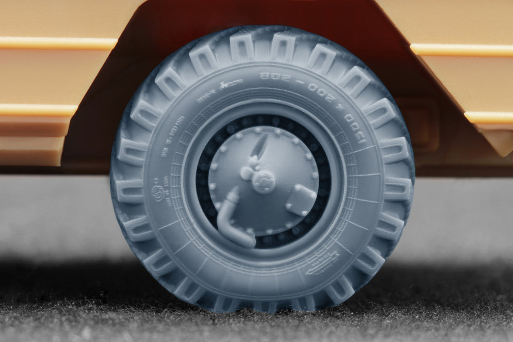 ScaleX 9K79 Tochka SS-21 Scarab І-247B Weighted WheelSet 1:72 ModelKit WM-72020W
