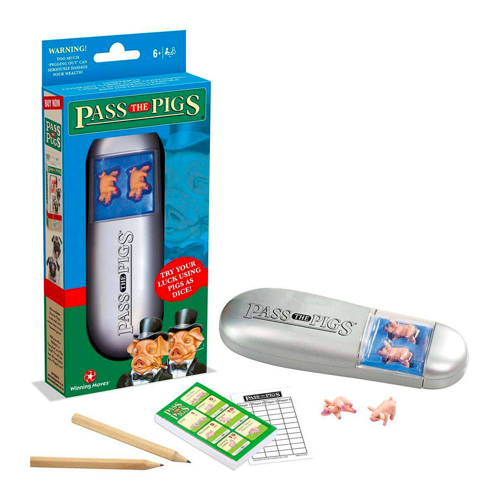 Pass the Pigs - Classic Dice Travel Game - Winning Moves Age 7+