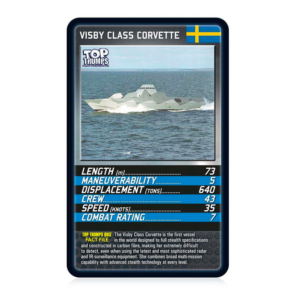 Battleships Top Trumps Card Game