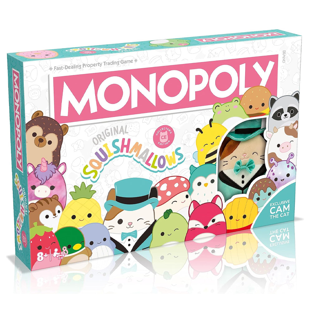 Squishmallows Monopoly Board Game - Winning Moves Age 8+