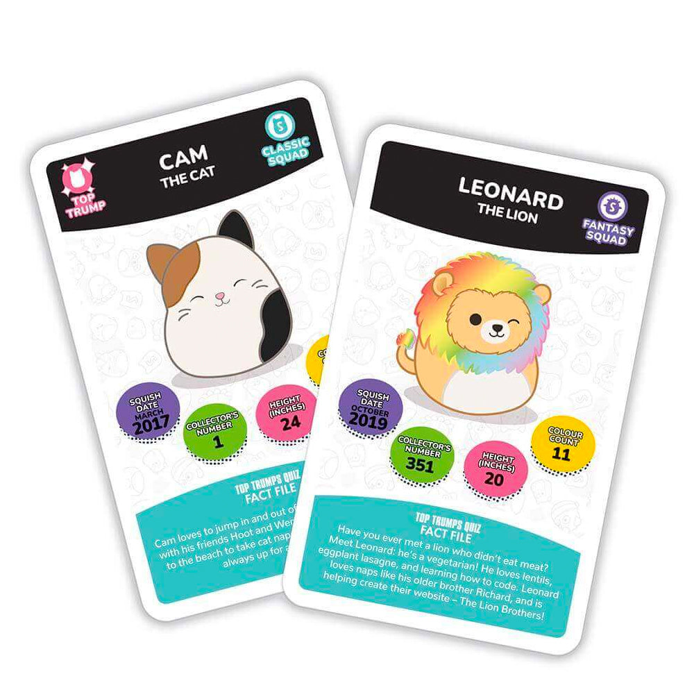 Squishmallows Top Trumps Specials Card Game