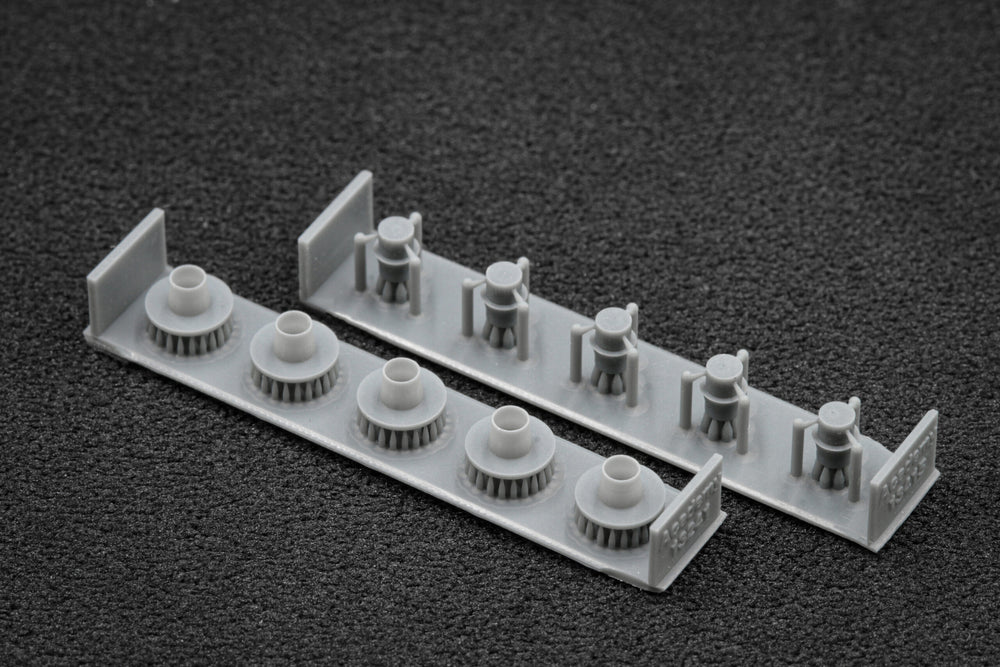 ScaleX HMMWV MT/R 24-bolt Ordinary Wheel Set For ICM 1:35 Model Kits