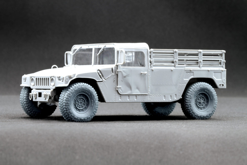 ScaleX HMMWV MT/R 12-bolt Weighted Wheel Set For ICM 1:35 Model Kits