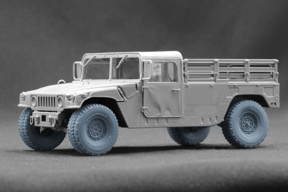 ScaleX HMMWV MT 24-bolt Ordinary Wheel Set For ICM Academy 1:35 Model Kits
