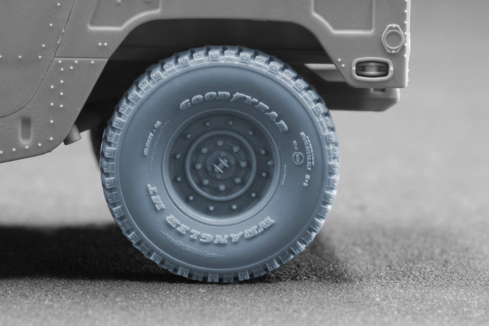 ScaleX HMMWV MT 12-bolt Ordinary Wheel Set For ICM Academy 1:35 Model Kits