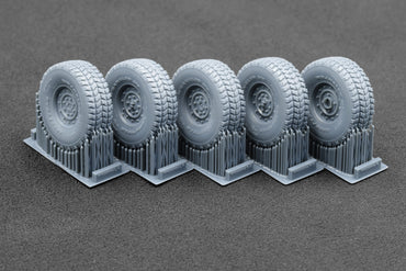 ScaleX HMMWV MT 12-bolt Ordinary Wheel Set For ICM Academy 1:35 Model Kits