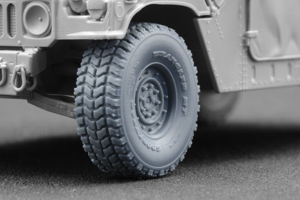 ScaleX HMMWV MT 12-bolt Ordinary Wheel Set For ICM Academy 1:35 Model Kits