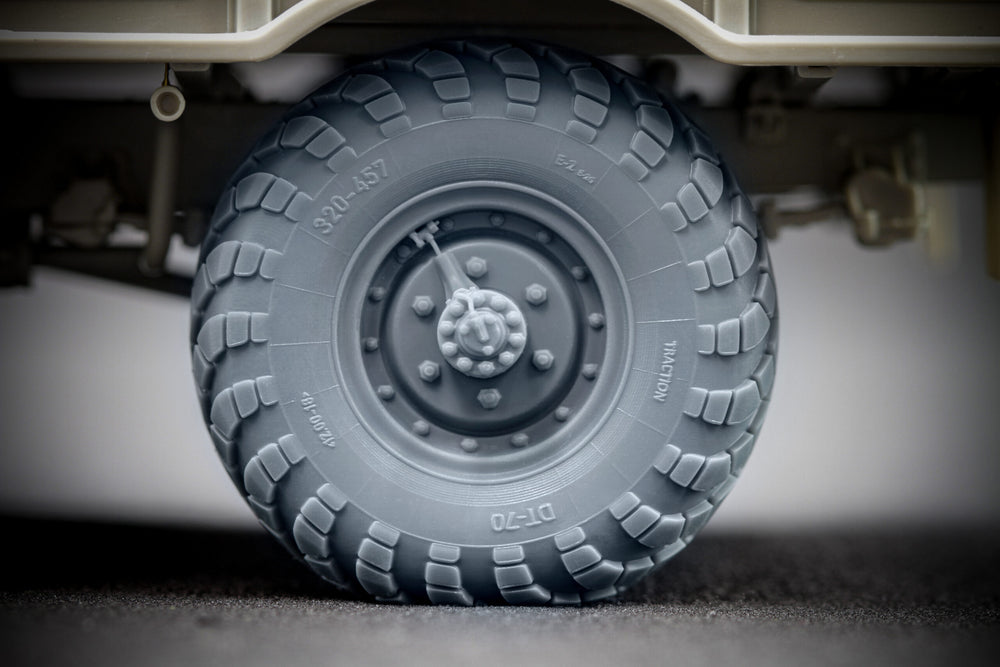 ScaleX GAZ-66 Weighted Wheel Set 1:35 Accessory For Trumpeter 1:35 Model Kits