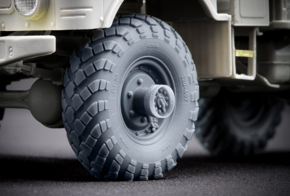 ScaleX GAZ-66 Weighted Wheel Set 1:35 Accessory For Trumpeter 1:35 Model Kits