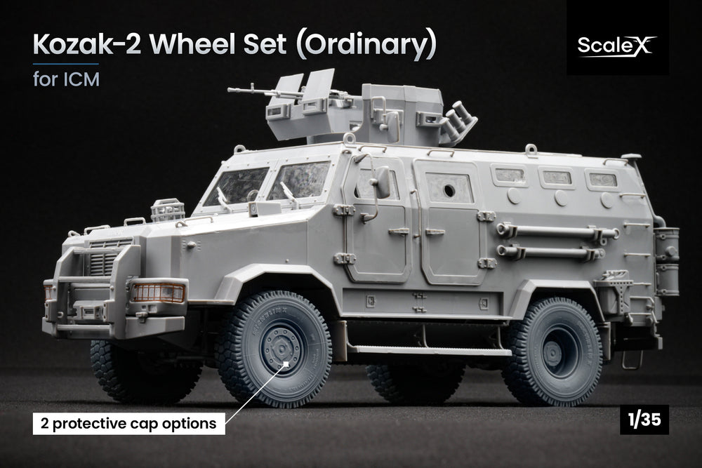 ScaleX KOZAK 2 Ordinary Wheel Set For ICM 1:35 Model Kits