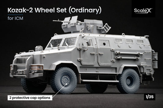 ScaleX KOZAK 2 Ordinary Wheel Set For ICM 1:35 Model Kits