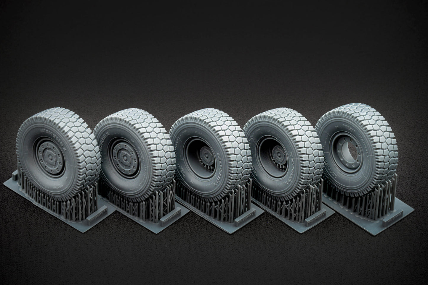 ScaleX KOZAK 2 Weighted Wheel Set For ICM 1:35 Model Kits