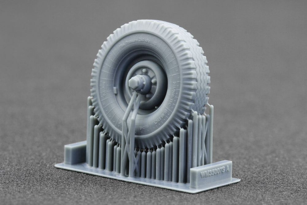 ScaleX UAZ 469 Weighted Wheel Set For Trumpeter 1:35 Model Kits