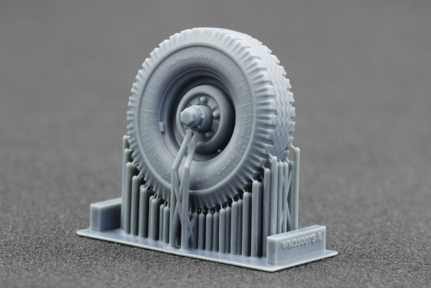 ScaleX UAZ 469 Weighted Wheel Set For Trumpeter 1:35 Model Kits