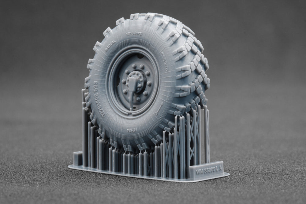 ScaleX Kamaz 4310 Ordinary Wheel Set For ICM 1:35 Model Kits