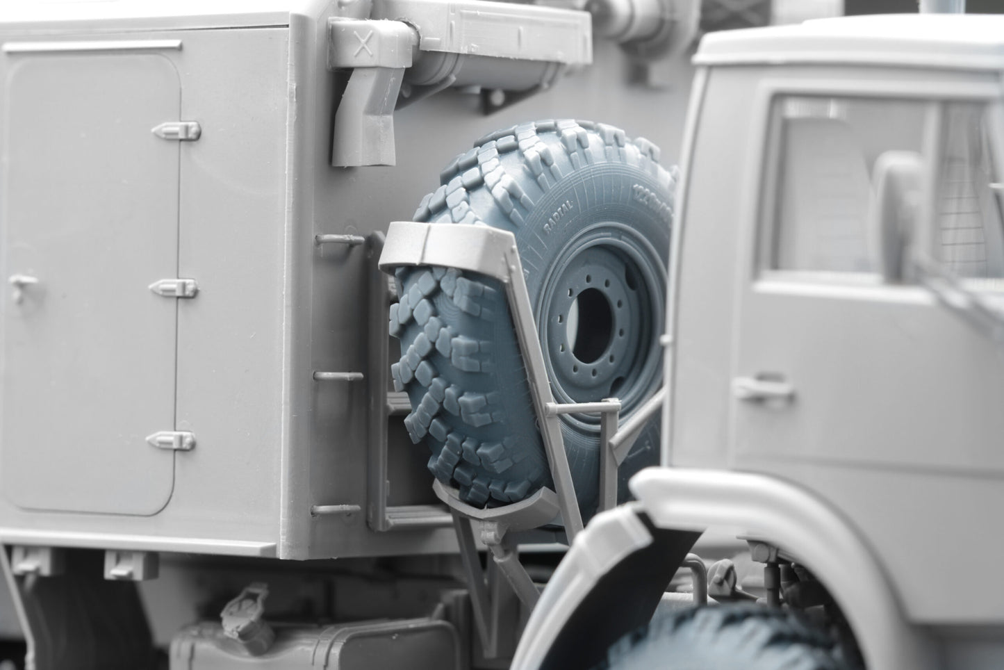 ScaleX Kamaz 4310 Ordinary Wheel Set For ICM 1:35 Model Kits