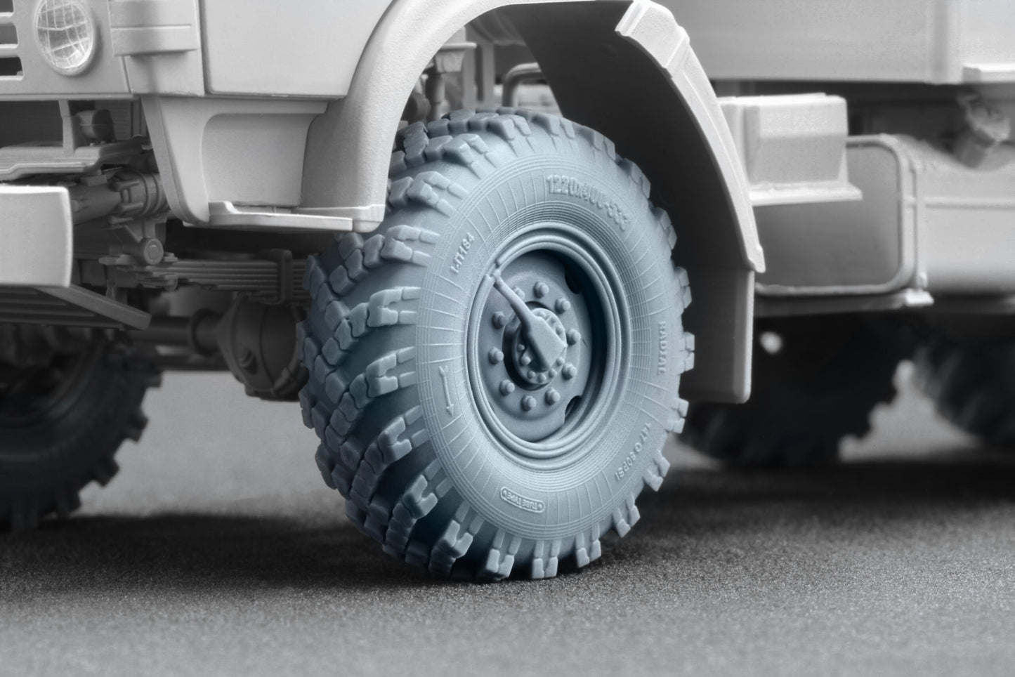 ScaleX Kamaz 4310 Ordinary Wheel Set For ICM 1:35 Model Kits