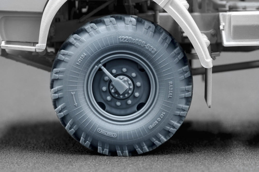 ScaleX Kamaz 4310 Ordinary Wheel Set For ICM 1:35 Model Kits