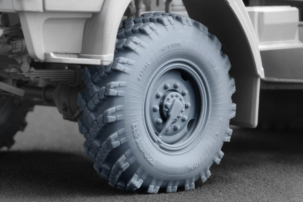 ScaleX Kamaz 4310 Weighted Wheel Set For ICM 1:35 Model Kits