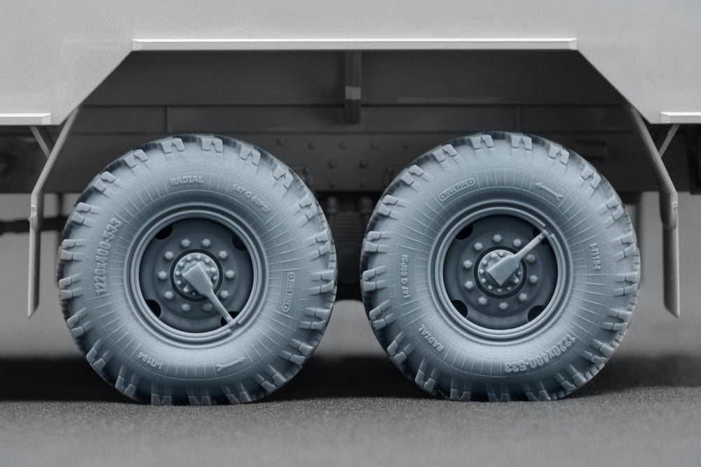 ScaleX Kamaz 4310 Weighted Wheel Set For ICM 1:35 Model Kits