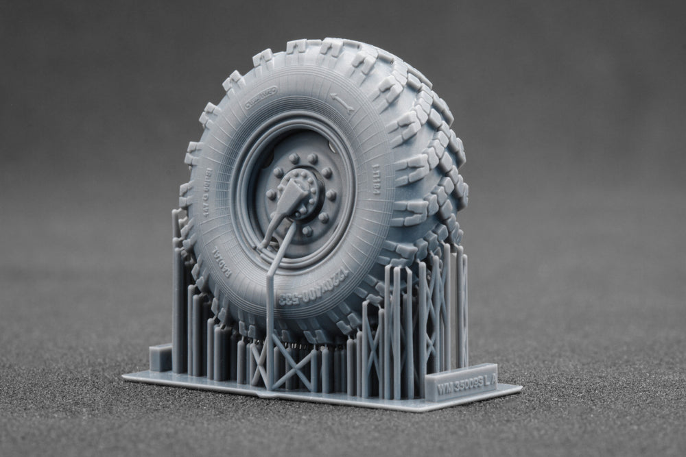 ScaleX Kamaz 4310 Weighted Wheel Set For Trumpeter 1:35 Model Kits