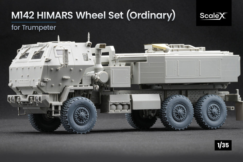 ScaleX HIMARS V1 Ordinary Wheel Set For Trumpeter 1:35 Model Kits