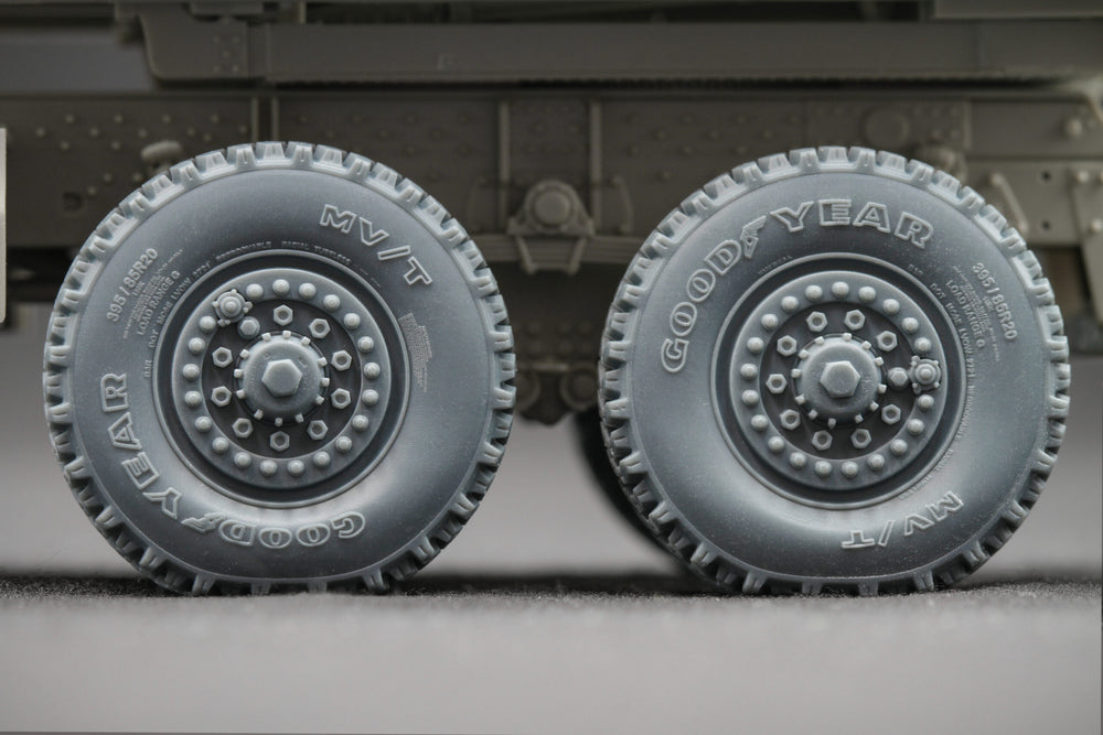 ScaleX HIMARS V1 Weighted Wheel Set For Trumpeter 1:35 Model Kits