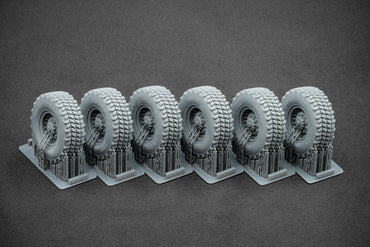 ScaleX HIMARS V2 Weighted Wheel Set For Trumpeter 1:35 Model Kits