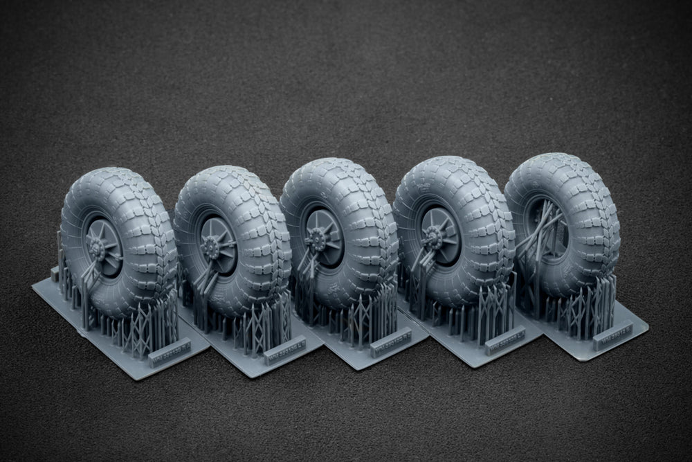 ScaleX BRDM 2 Ordinary Wheel Set For Trumpeter 1:35 Model Kits