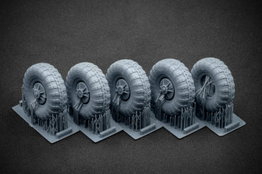 ScaleX BRDM 2 Ordinary Wheel Set For Trumpeter 1:35 Model Kits