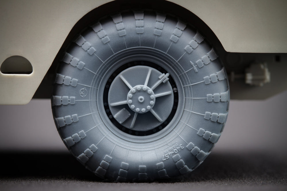 ScaleX BRDM 2 Weighted Wheel Set For Trumpeter 1:35 Model Kits