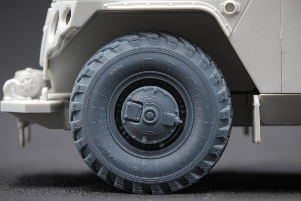 ScaleX GAZ Tiger V1 Ordinary Wheel Set For Meng 1:35 Model Kits