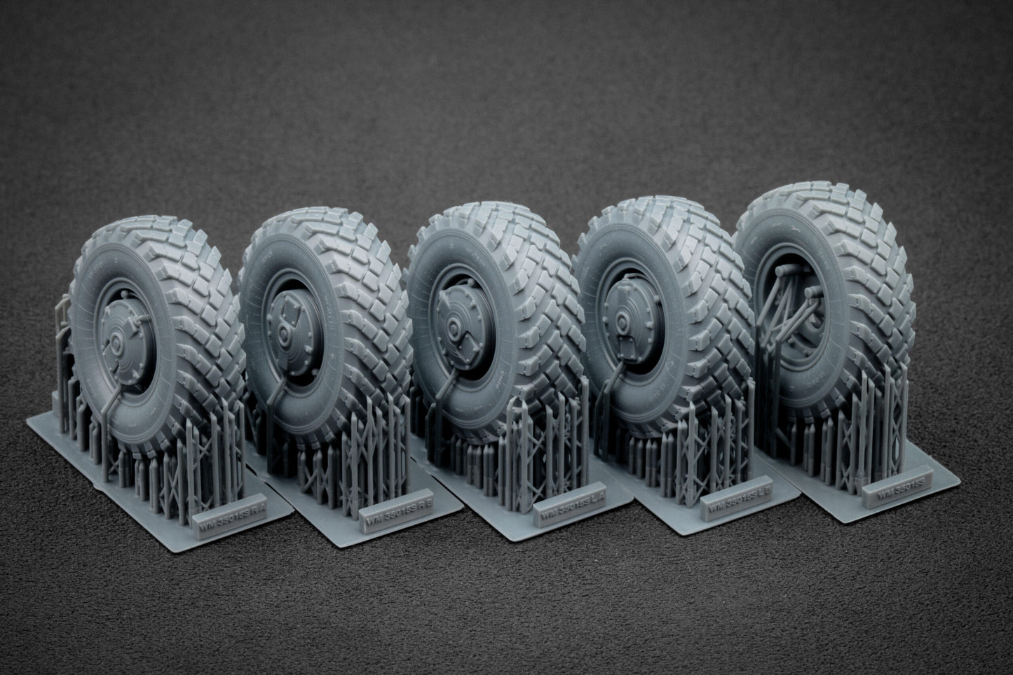 ScaleX GAZ Tiger V1 Weighted Wheel Set For Meng 1:35 Model Kits