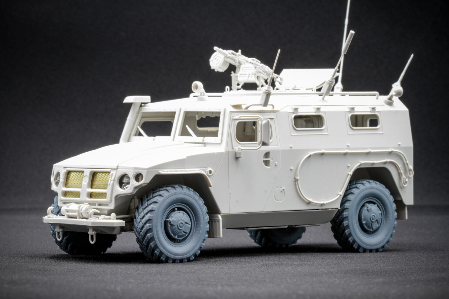 ScaleX GAZ Tiger V1 Weighted Wheel Set For Meng 1:35 Model Kits
