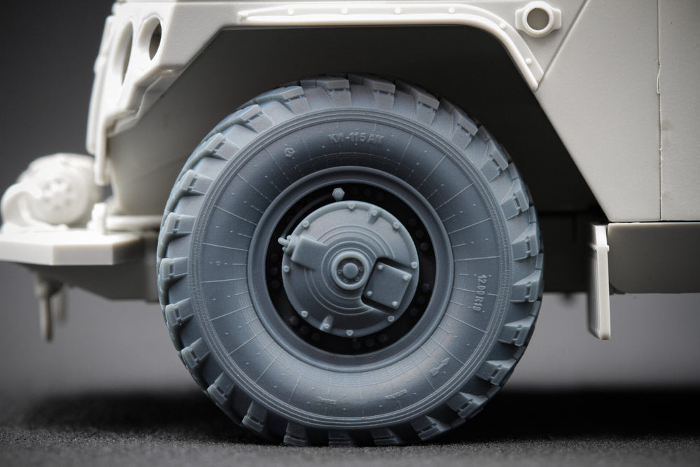 ScaleX GAZ Tiger V1 Weighted Wheel Set For Meng 1:35 Model Kits