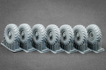 ScaleX ZIL 131 Ordinary Wheel Set For ICM 1:35 Model Kits