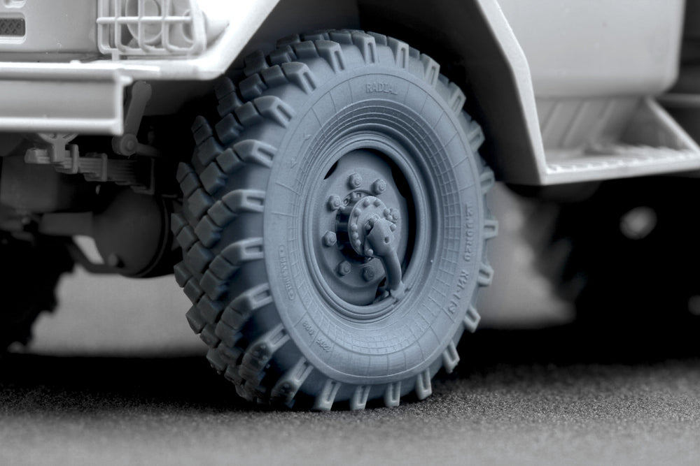ScaleX ZIL 131 Weighted Wheel Set For ICM 1:35 Model Kits