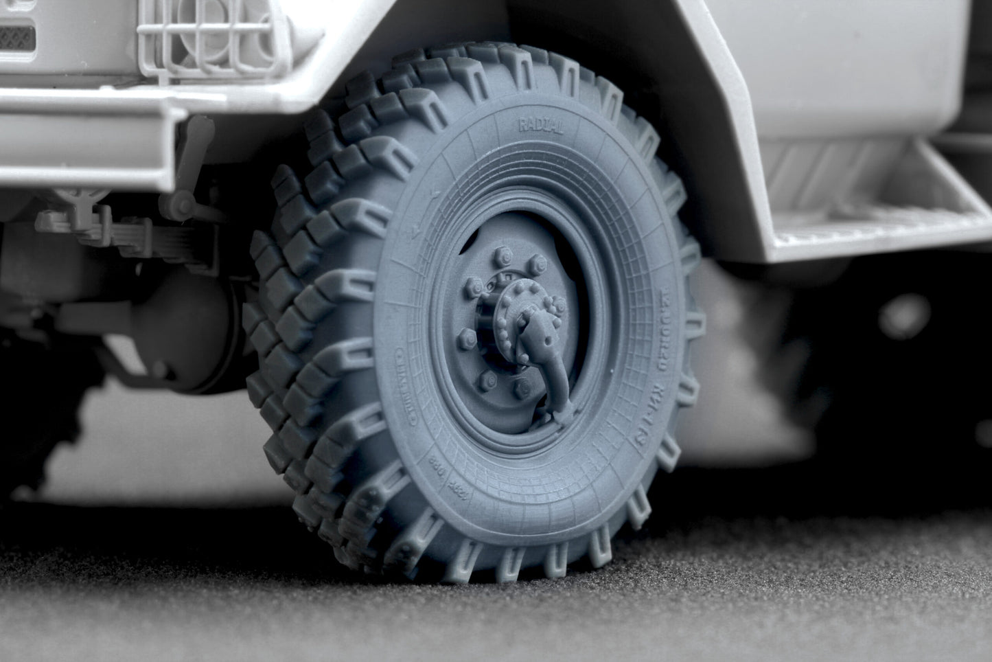 ScaleX ZIL 131 Weighted Wheel Set For ICM 1:35 Model Kits