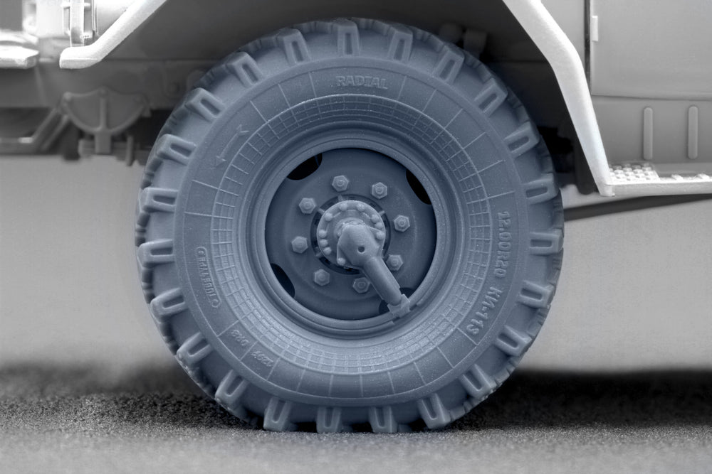 ScaleX ZIL 131 Weighted Wheel Set For ICM 1:35 Model Kits