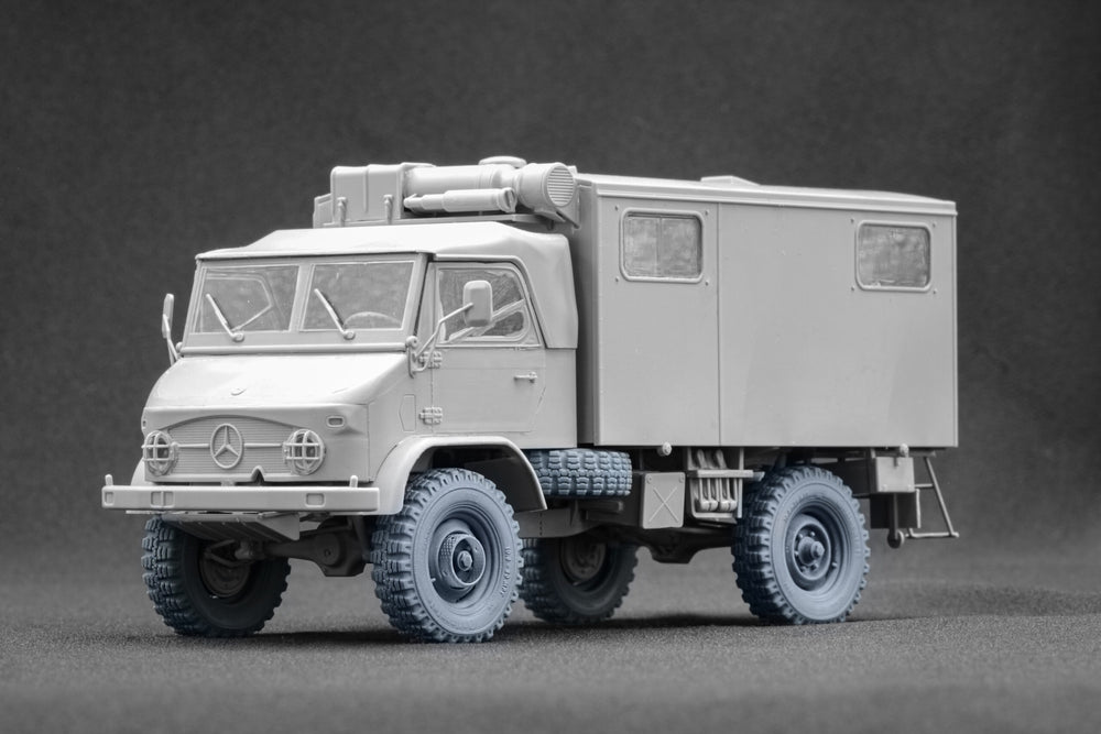 ScaleX Unimog 404 10.5-20 MPT Weighted Wheel Set For ICM, AK Revell 1:35 Model Kits