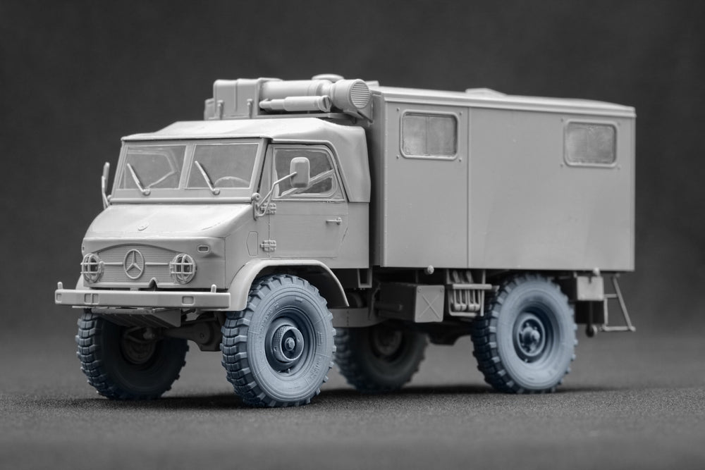 ScaleX Unimog 404 11.0R20 X v2 Weighted Wheel Set For ICM, AK Revell 1:35 Model Kits