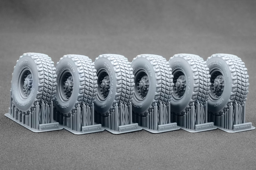 ScaleX HIMARS CTIS Weighted Wheel Set For Foreart 1:35 Model Kits