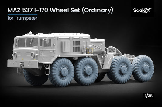 ScaleX MAZ 537 I-170 Ordinary Wheel Set For Trumpeter 1:35 Model Kits