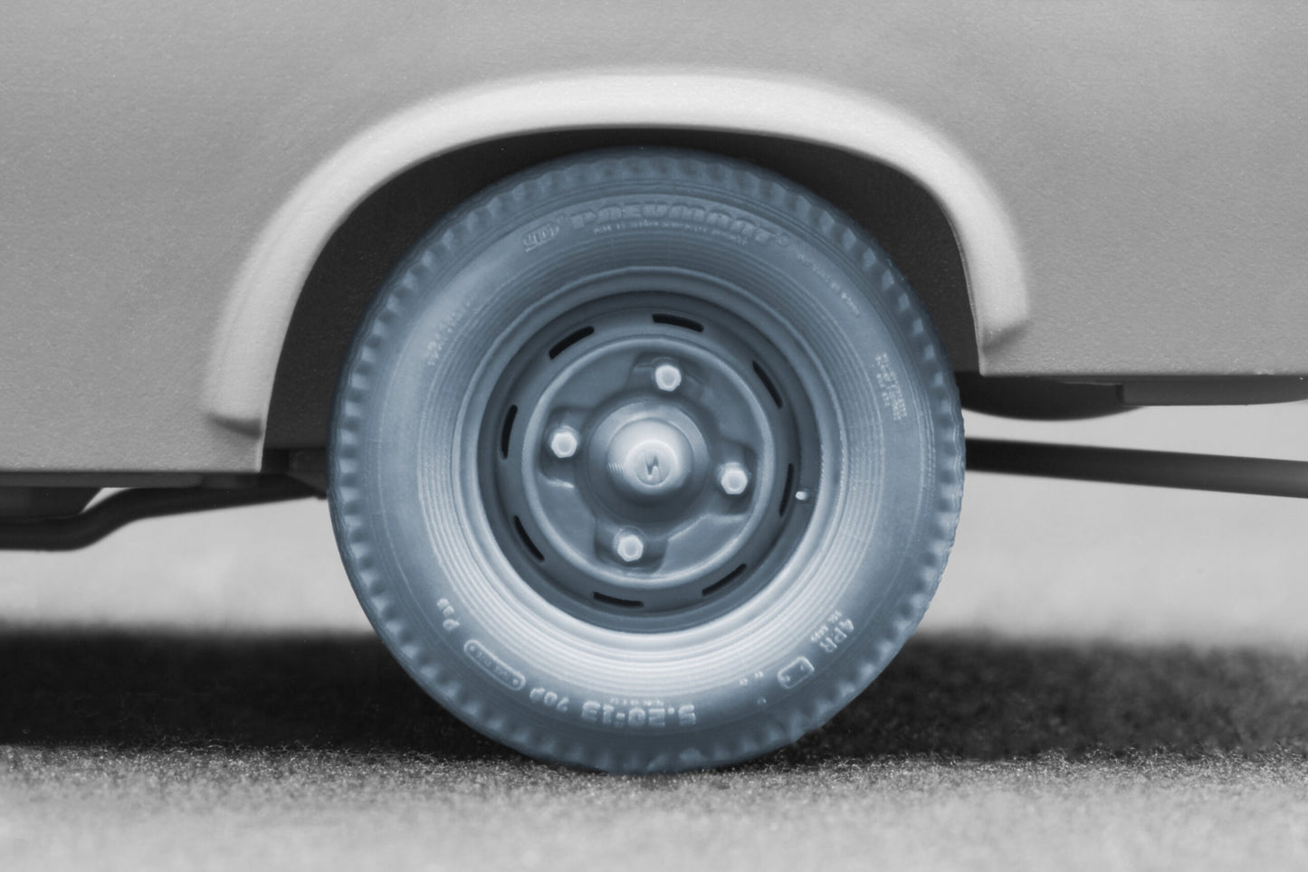 ScaleX Trabi 601 S Ordinary Wheel Set For AK 1:35 Model Kits
