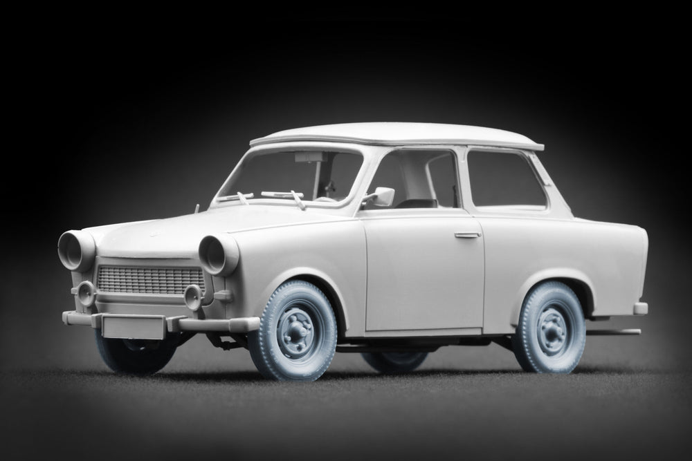 ScaleX Trabi 601 S Weighted Wheel Set For AK 1:35 Model Kits